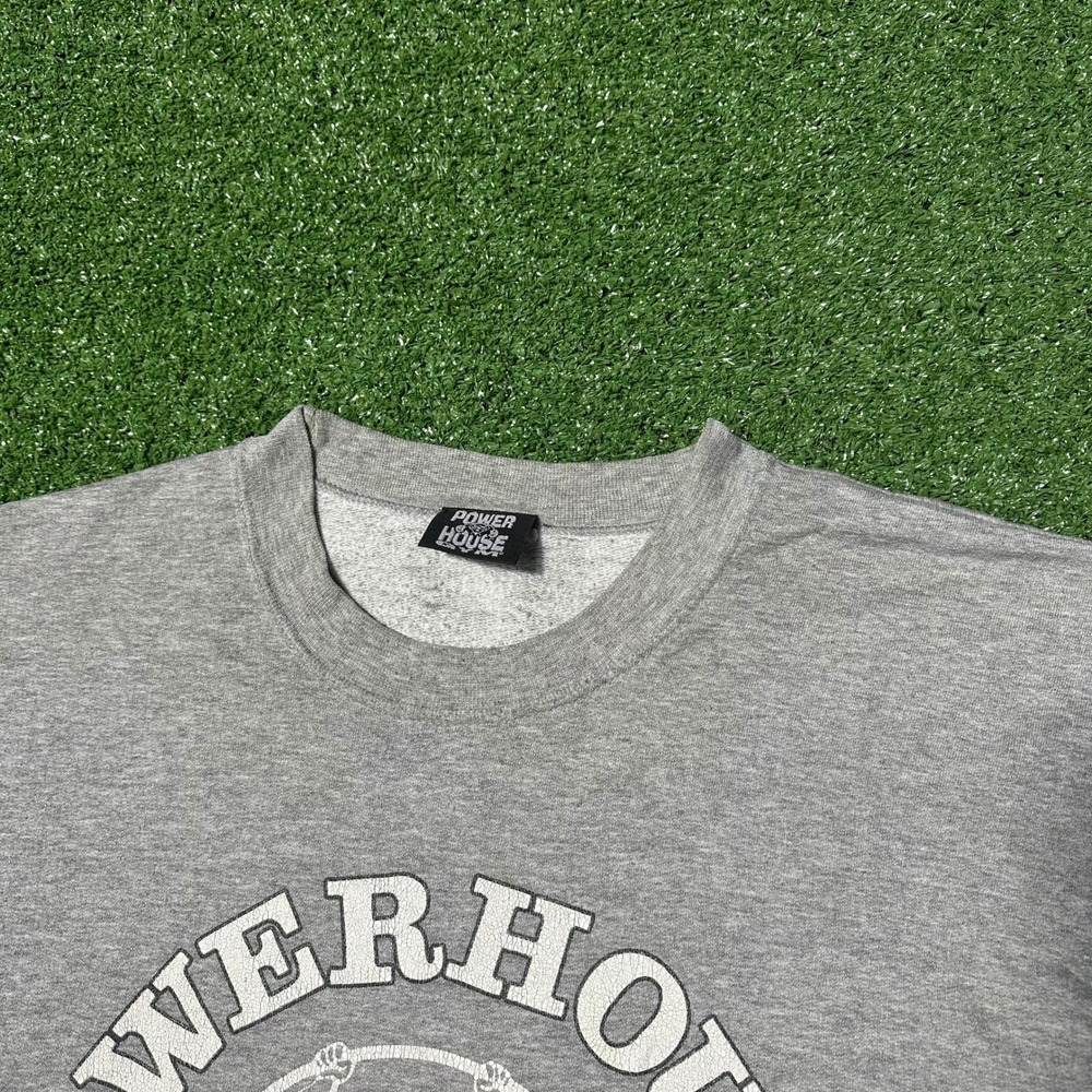 Vintage 90s‎ Powerhouse Gym Cutoff Sweatshirt Made in USAA Mens XL - Picture 8 of 16